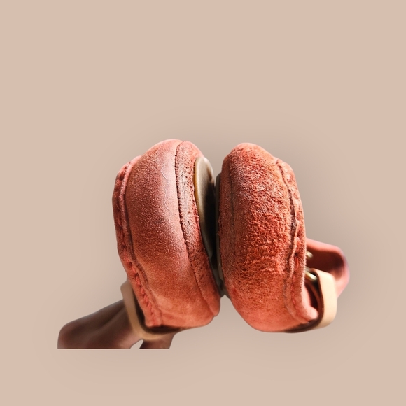 UGG Orange Loafers US 8 Leather Moccasins - Picture 15 of 16